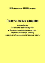 Практические работы по восстановлению речи у больных, перенесших инсульт, черепно-мозговую травму и другие заболевания головного мозга