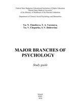 Major branches of psychology