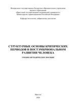 Структурные основы критических периодов в постэмбриональном развитии человека